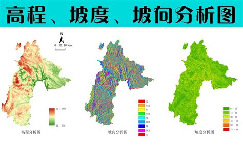 坡向圖怎麼看|如何做一张漂亮的高程、坡度、坡向分析图（附练习数据下载）